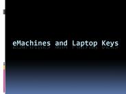 eMachines and Laptop Keys