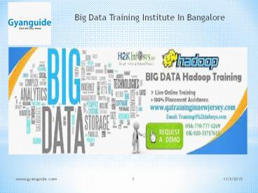 Big Data Training Institute In Bangalore (1)