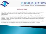 Red Wood Creations