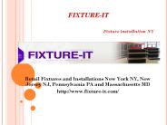 Fixture Installation MD