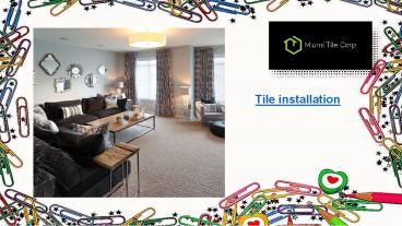 Shower door installation