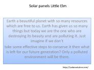Solar panels Little Elm