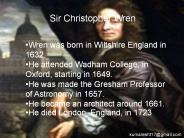 sir christopher wren & works