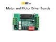 Motor and Motor Driver Boards