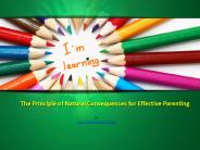 The Principle of Natural Consequences for Effective Parenting