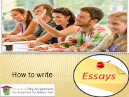 how to write essay