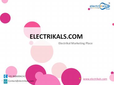Buy Generator set Online @ Electrikals.com