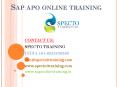 sap apo training | sap apo training in usa,uk,australia PowerPoint PPT Presentation