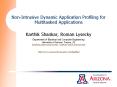 Non-Intrusive Dynamic Application Profiling for Multitasked Applications PowerPoint PPT Presentation