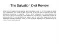 The Salvation Diet Review PowerPoint PPT Presentation