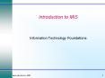 Introduction to MIS PowerPoint PPT Presentation