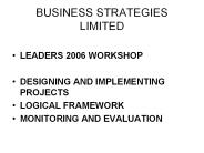 BUSINESS STRATEGIES LIMITED