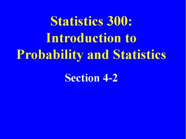 Statistics 1: Elementary Statistics