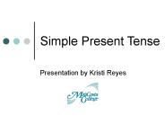 Simple Present Tense