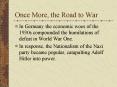 Once More, the Road to War PowerPoint PPT Presentation