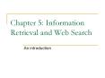 Chapter 5: Information Retrieval and Web Search PowerPoint PPT Presentation