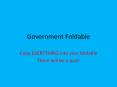 Government%20Foldable PowerPoint PPT Presentation