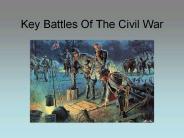 Key Battles Of The Civil War