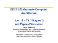 EECS 252 Graduate Computer Architecture  Lec 15  PowerPoint PPT Presentation