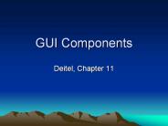 GUI Components