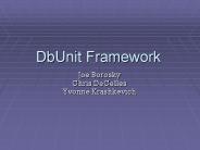 DbUnit Framework