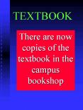 TEXTBOOK PowerPoint PPT Presentation
