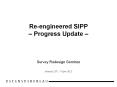 Re-engineered SIPP  PowerPoint PPT Presentation