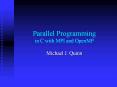 Parallel Programming in C with MPI and OpenMP PowerPoint PPT Presentation