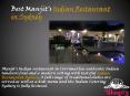 Best manjit's indian restaurant in sydney PowerPoint PPT Presentation