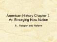 American History Chapter 3: An Emerging New Nation PowerPoint PPT Presentation