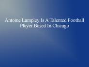 Antoine Lampley Chicago