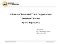 Industrial Truck AssociationKyoto, Japan 2012 PowerPoint PPT Presentation