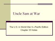 Uncle Sam at War