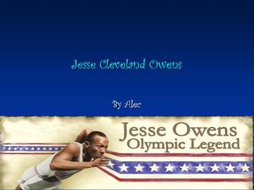 Jesse Cleveland Owens