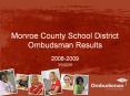 Monroe County School District Ombudsman Results PowerPoint PPT Presentation