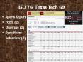 ISU 76, Texas Tech 69 PowerPoint PPT Presentation