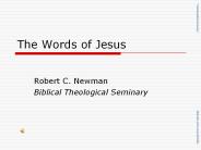 The Words of Jesus