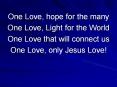 One Love, hope for the many PowerPoint PPT Presentation