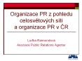 Organizace PR z pohledu celosvetov PowerPoint PPT Presentation