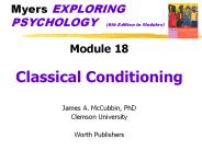 Myers EXPLORING PSYCHOLOGY  (6th Edition in Modules)