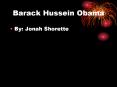 Barack Hussein Obama PowerPoint PPT Presentation