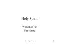 Holy Spirit PowerPoint PPT Presentation