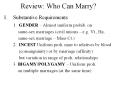 Review: Who Can Marry? PowerPoint PPT Presentation