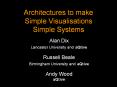 Architectures to make Simple Visualisations Simple Systems PowerPoint PPT Presentation