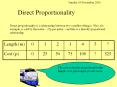 Direct Proportionality PowerPoint PPT Presentation