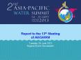 Report to the 13th Meeting of AWGWRM PowerPoint PPT Presentation