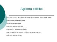 Agrarna politika