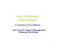 Lean Continuous Improvement PowerPoint PPT Presentation