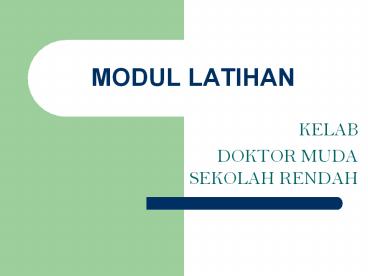 MODUL LATIHAN