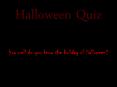 HALLOWEEN%20QUIZ PowerPoint PPT Presentation